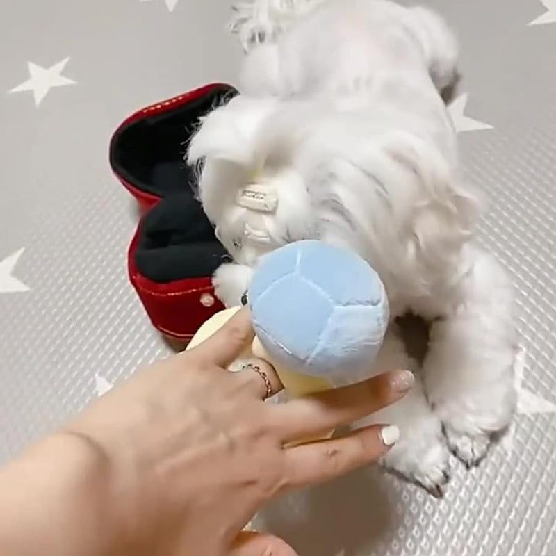 Squeaky Stuffed Engagement Ring Dog Chew Toy Soft Plush For Aggressive Chewers Color B 1 - Image 2